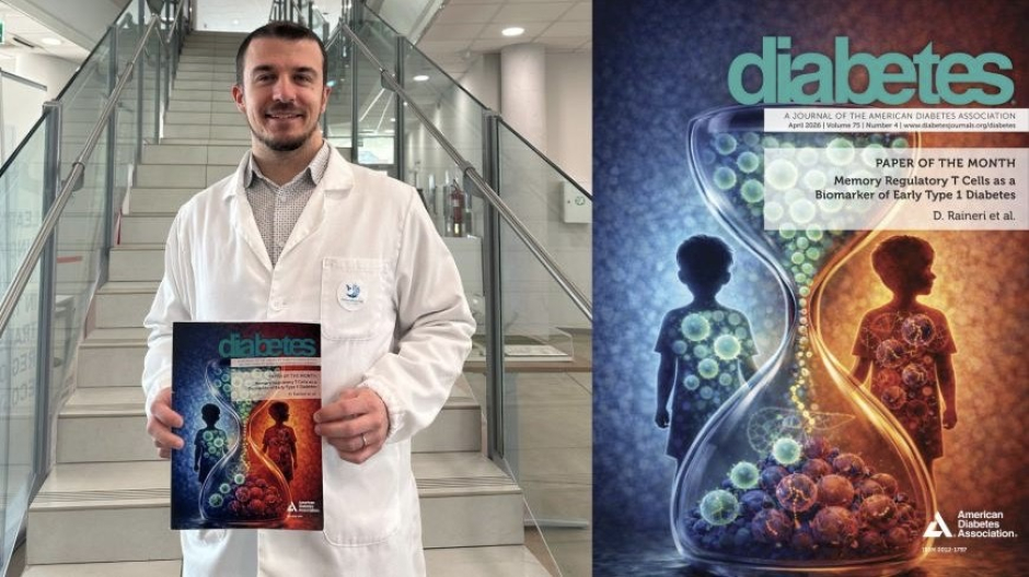Immunomica e Pediatria di Novara in copertina rivista internazionale per diabete 1